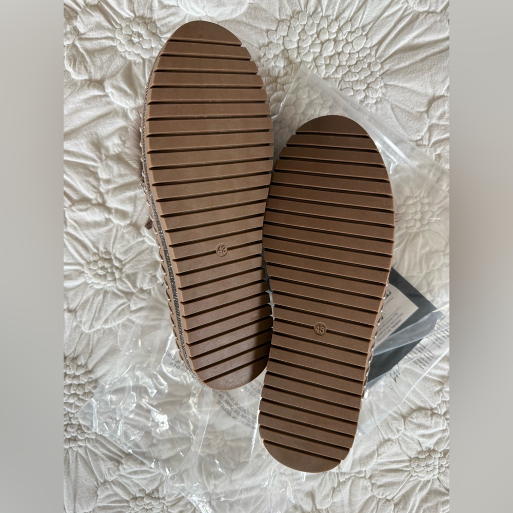Brown Sparkle Loafers - Picture 9 of 10